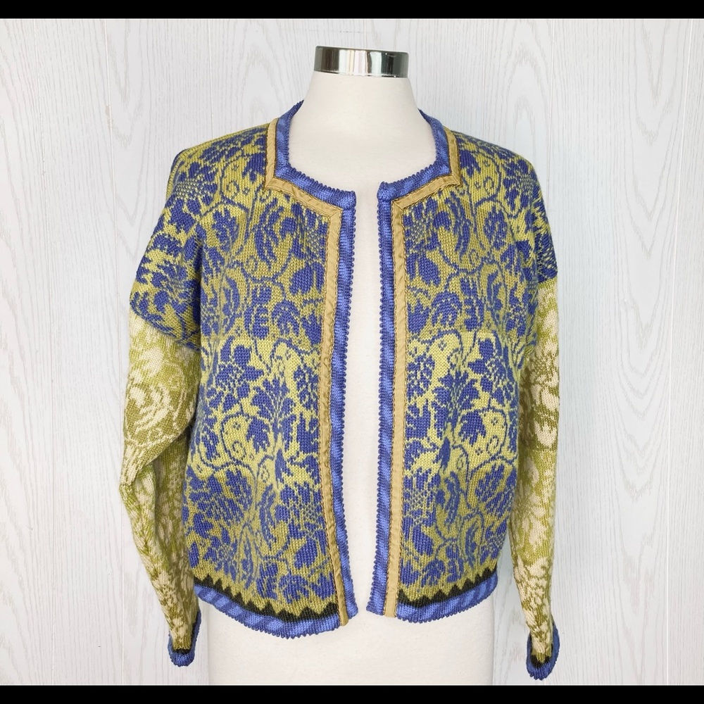 Oleana The Norwegian Story Wool Cardigan Sweater Size XL - Picture 2 of 14